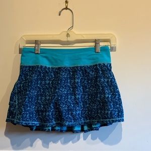 Blue Ivivva Set the Pace Skort